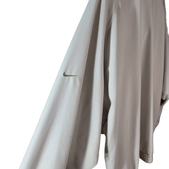 Nike Golf Mens Jacket Windbreaker Tan XXL Zip Pocket Snap Collar Pullover READ - Picture 6 of 9